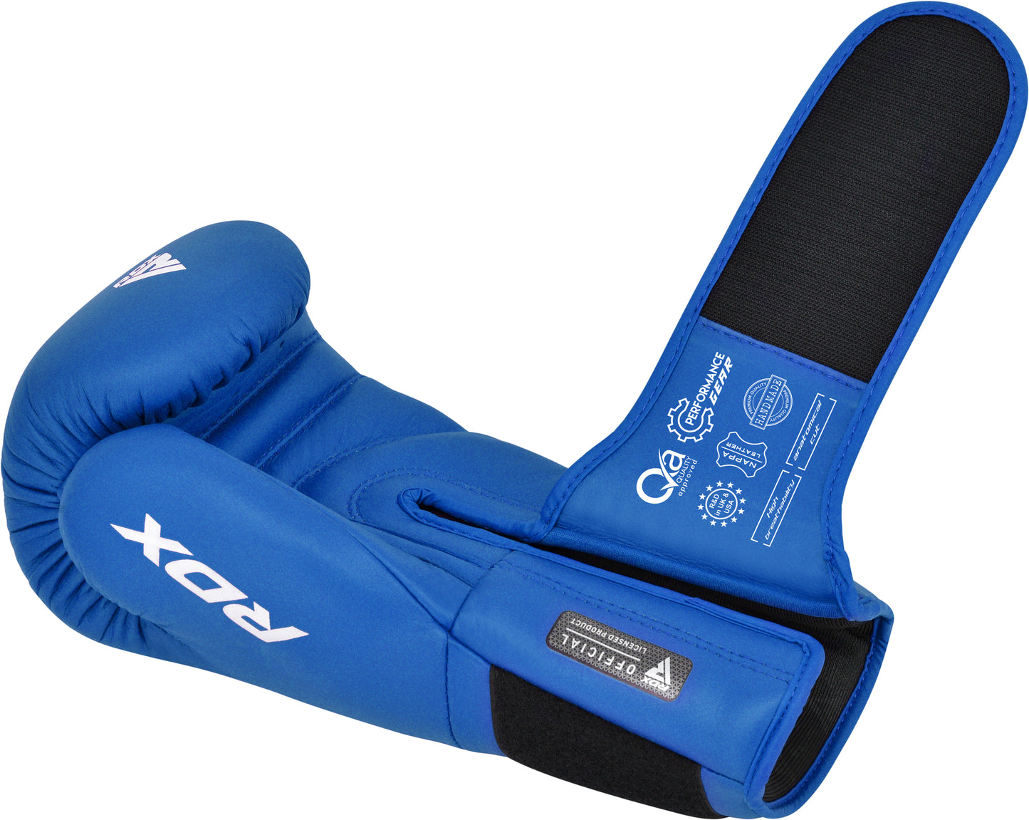 RDX IBA Boxhandschuhe für Amateur-Wettkämpfe, Blau