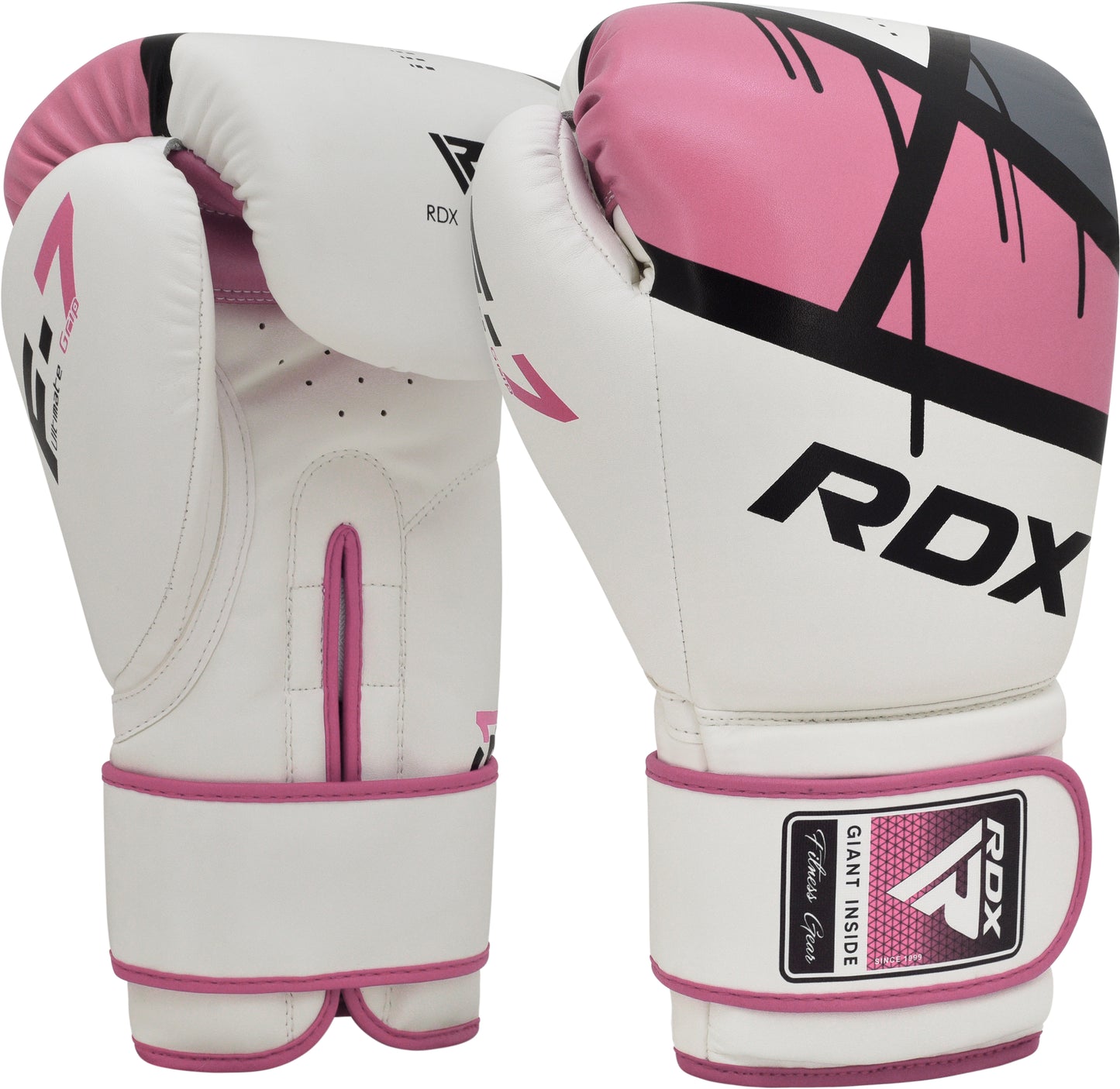 RDX F7 Training Boxhandschuhe Rosa Kunstleder Haken und Schleife für Frauen