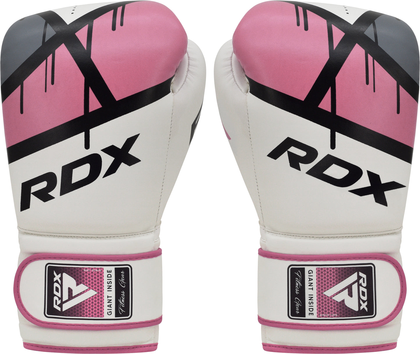 RDX F7 Training Boxhandschuhe Rosa Kunstleder Haken und Schleife für Frauen