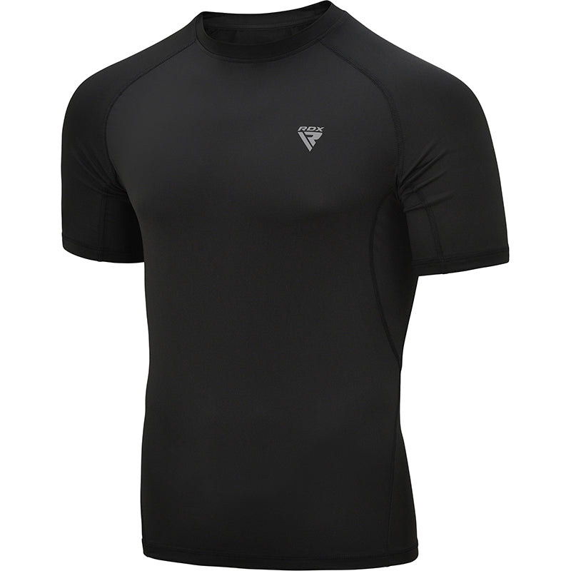 RDX T15 Kurzarm Schwarz Rash Guard
