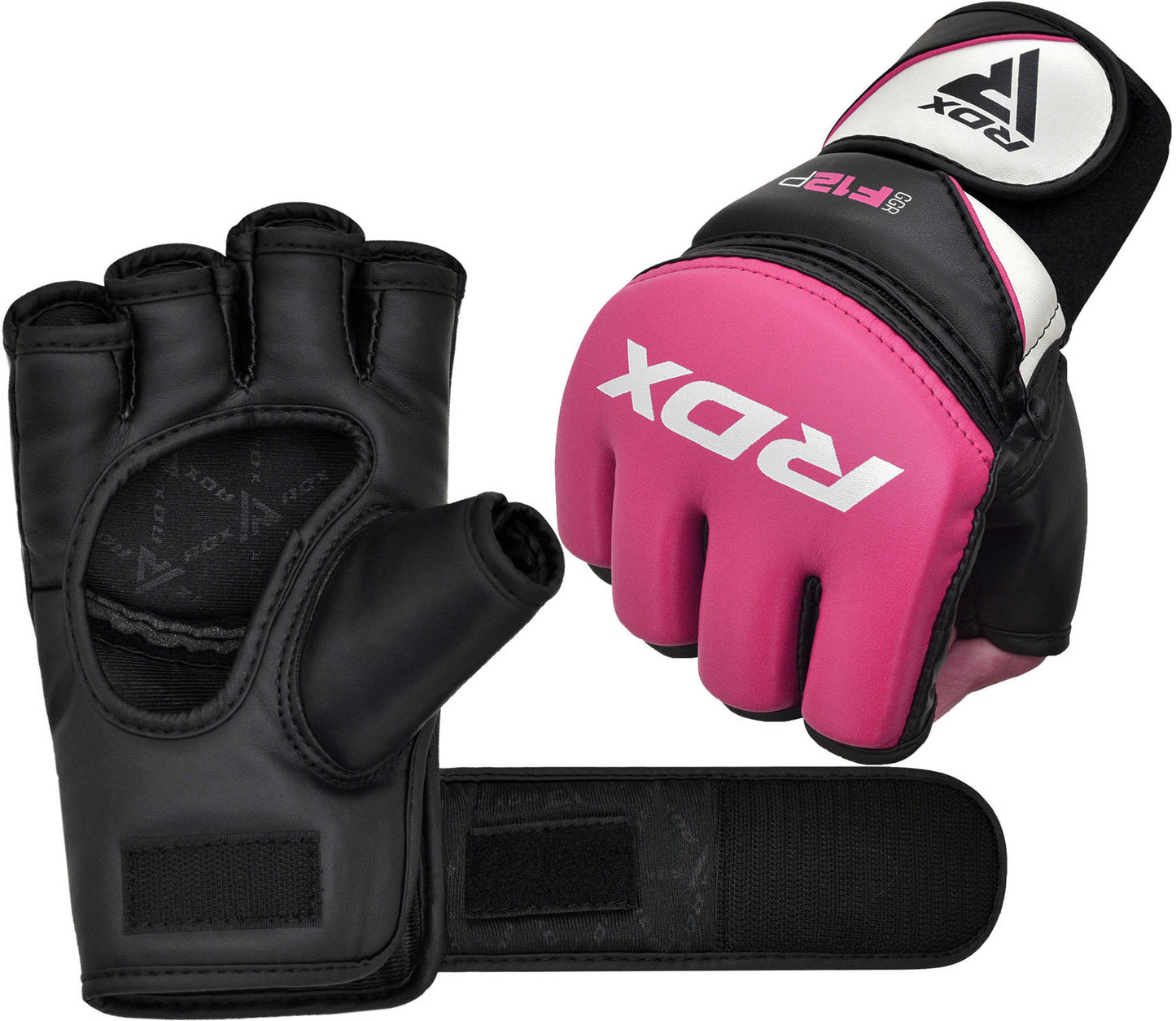 RDX F12 Rosa MMA Trainingshandschuhe & Grappling Kunstleder für Frauen