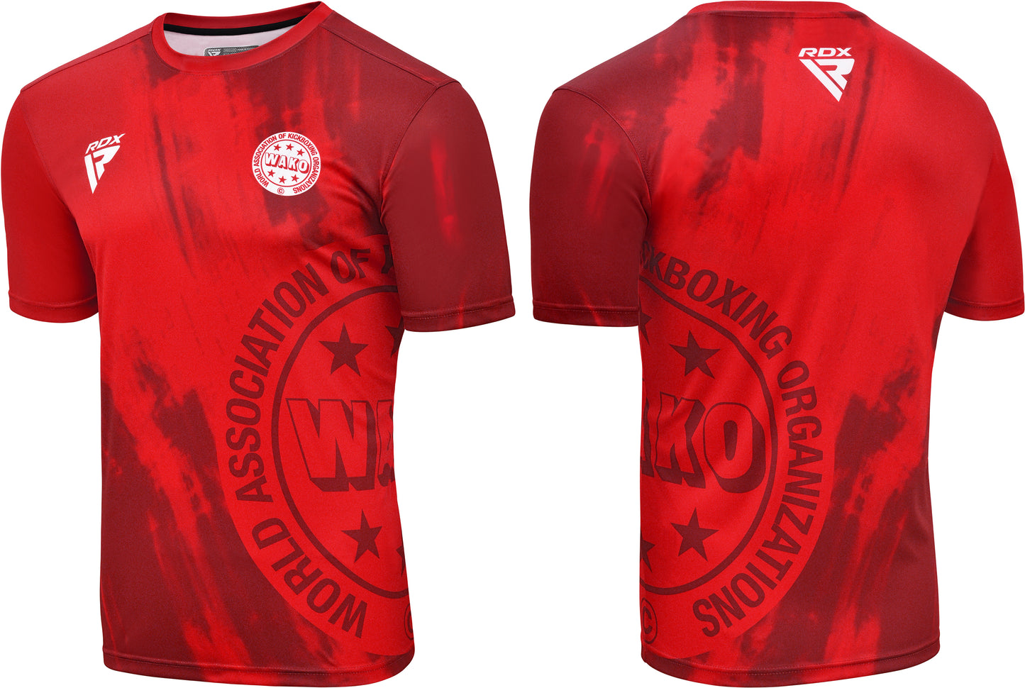 RDX WAKO T-SHIRTS T1 Rot