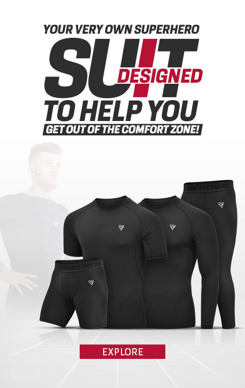 RDX T15 Langarm-Rashguard in Schwarz