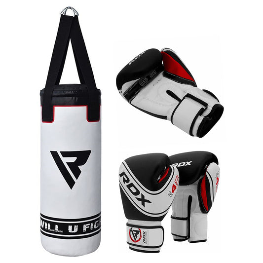 RDX 4W Robo Kinder Boxsack 2ft mit Handschuhe Set in Kunstleder