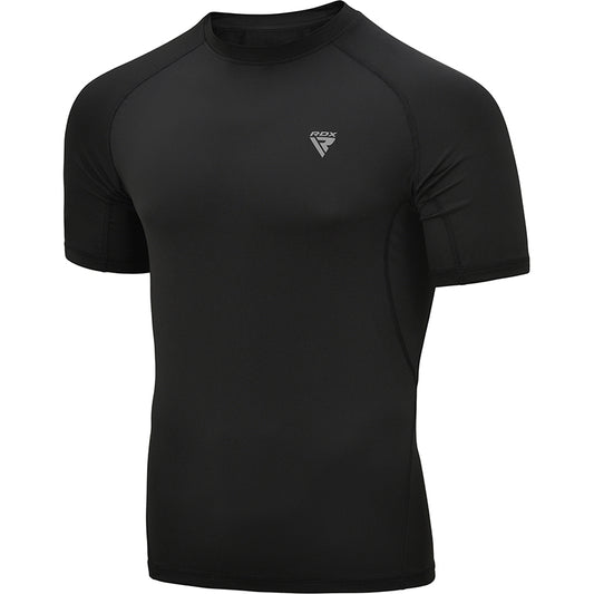 RDX T15 Kurzarm Schwarz Rash Guard