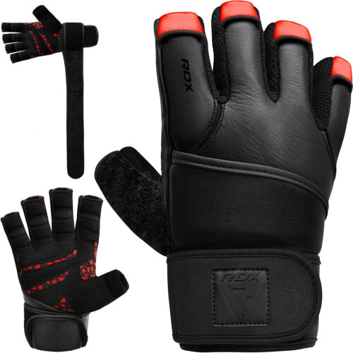 RDX L7 Gewichtheber-Lederhandschuh Für Das Fitnessstudio